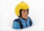 1/3 Scale Male Pilot with Yellow Cap Blue Suit G-005 [QT1108001008]
