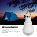 Solar Panel LED Bulb Light Portable Indoor Outdoor Tent Camping 15W Lamp [X0365]