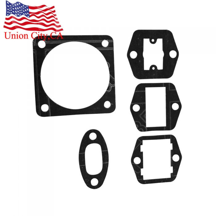 Cylinder Head Gasket Set for AGM 55 DLE55 Gasoline Engine Valve Black US Stock - Click Image to Close