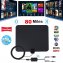 80 Mile HDTV Indoor Antenna Aerial HD Digital TV Signal Amplified Booster &Cable